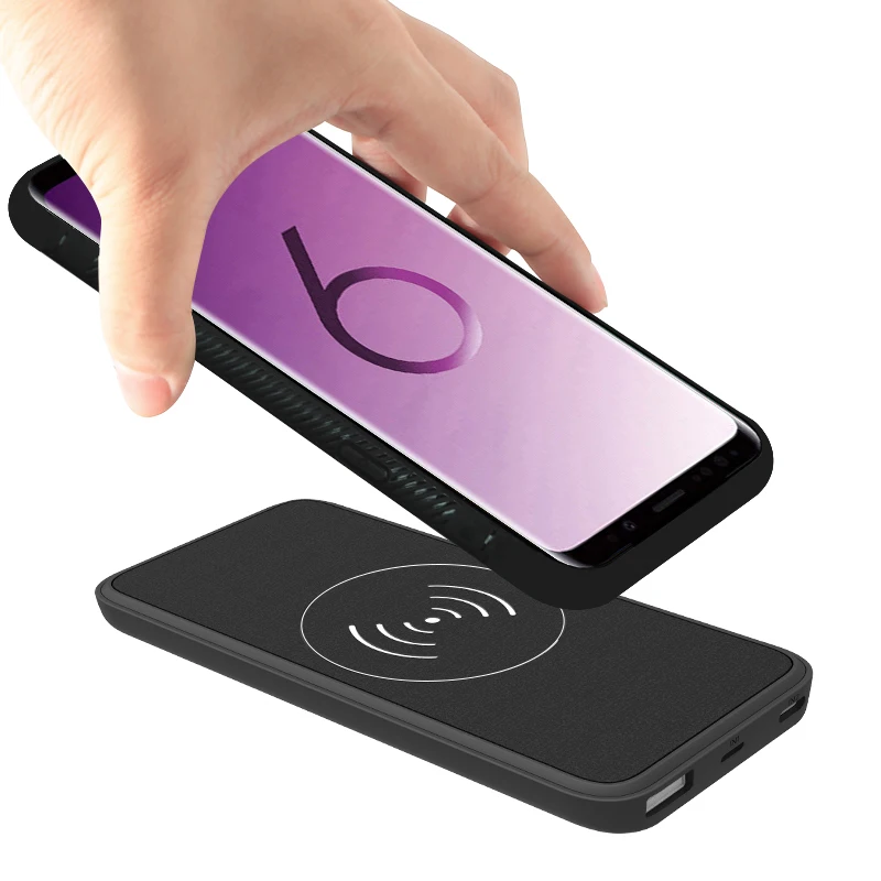 Зарядное устройство для аккумулятора, беспроводное зарядное устройство 5000 мАч, чехол с внешним аккумулятором для Samsung Galaxy S9, Зарядные Чехлы, магнитная стеклянная задняя крышка