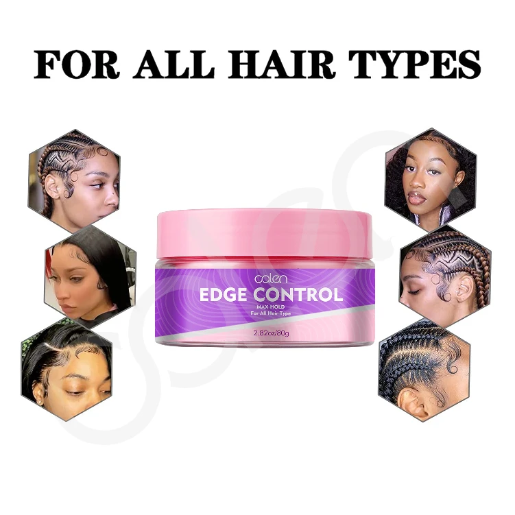 Best Vendor Private Labeling Extreme Hold Natural Edge Control with Edge Brush
