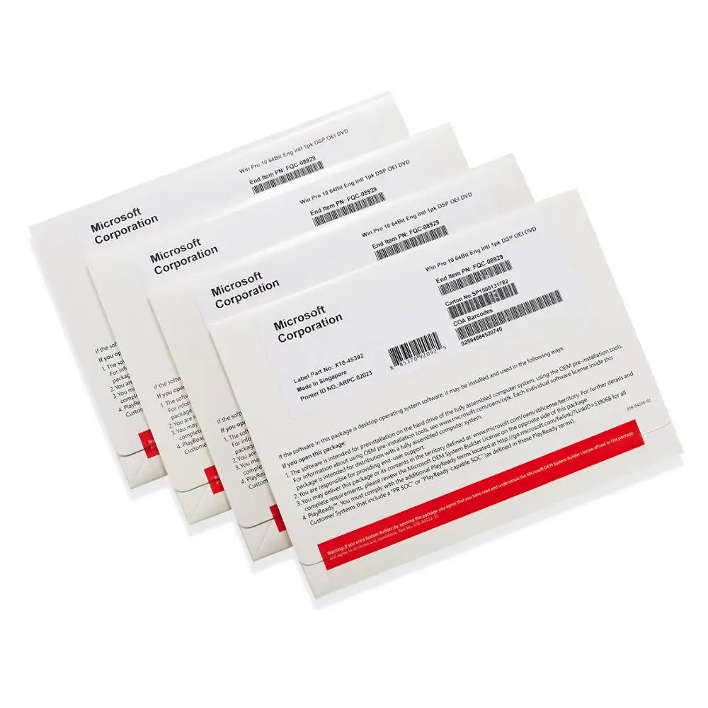 
Original 100% Online Activaiton MS win 10 home license key 64 bit with multi-language 