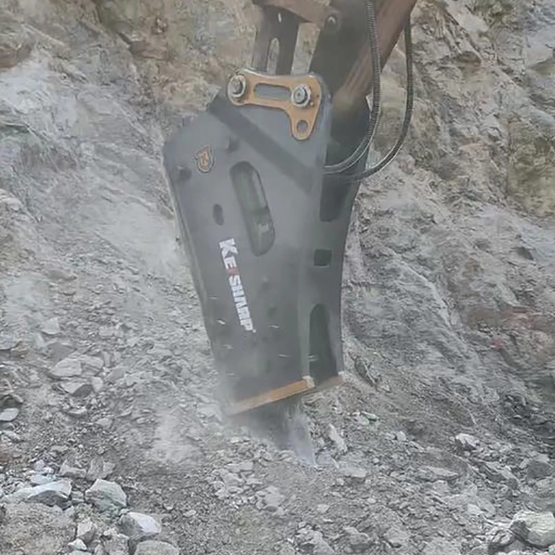 Silenced Type Trade Slide Drilling Rigs Crushing Rock Drill Valve Impact Hydraulic Top Hammer Rock Drill Attachment