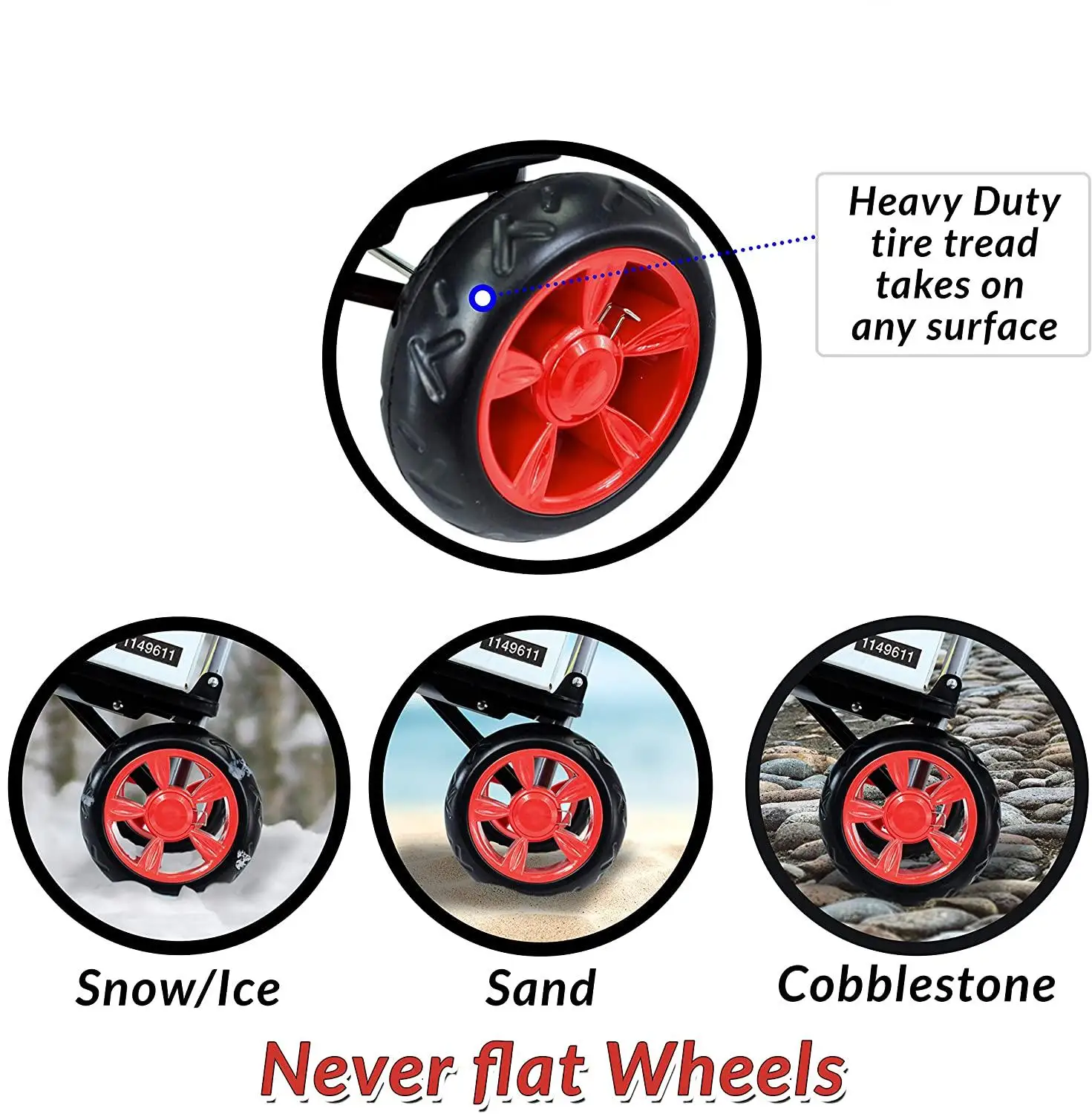 Trolley bag trolley carts Red Cart Economical Strong Supermarket Portable Shopping Bag