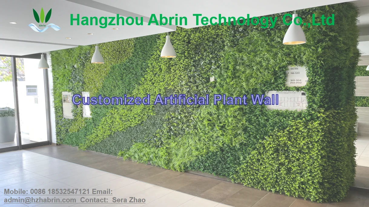 Cheap price 60x40cm no smell Friendly Home Decor Artificial Plant Wall Covering