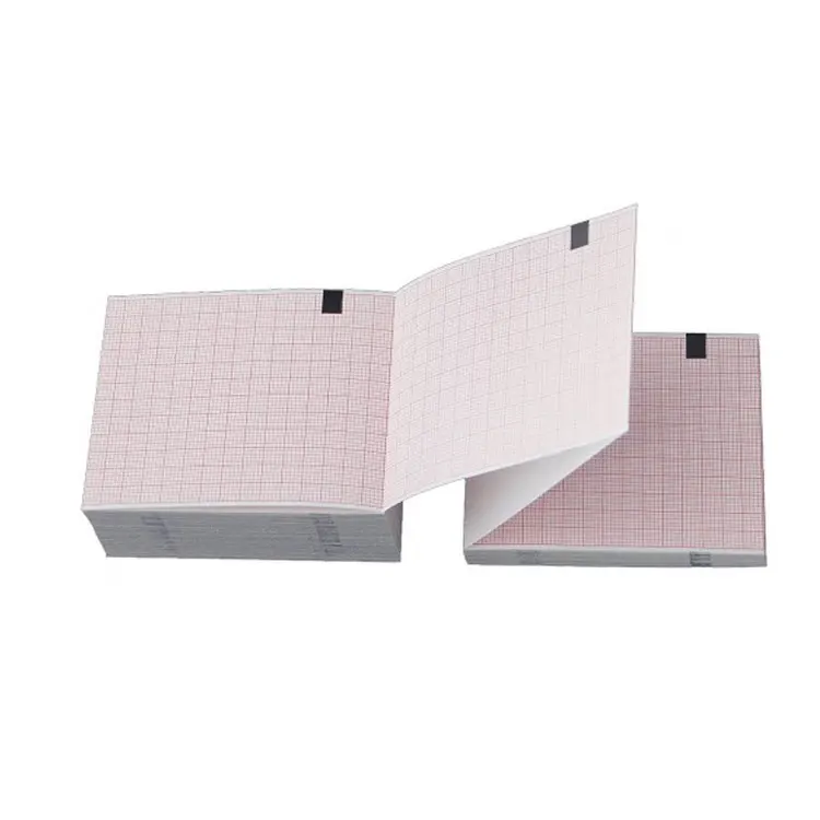 210*140MM-140P  Sheet SCHILLER ECG Paper 210*300mm Red Grid Medical Recording Paper