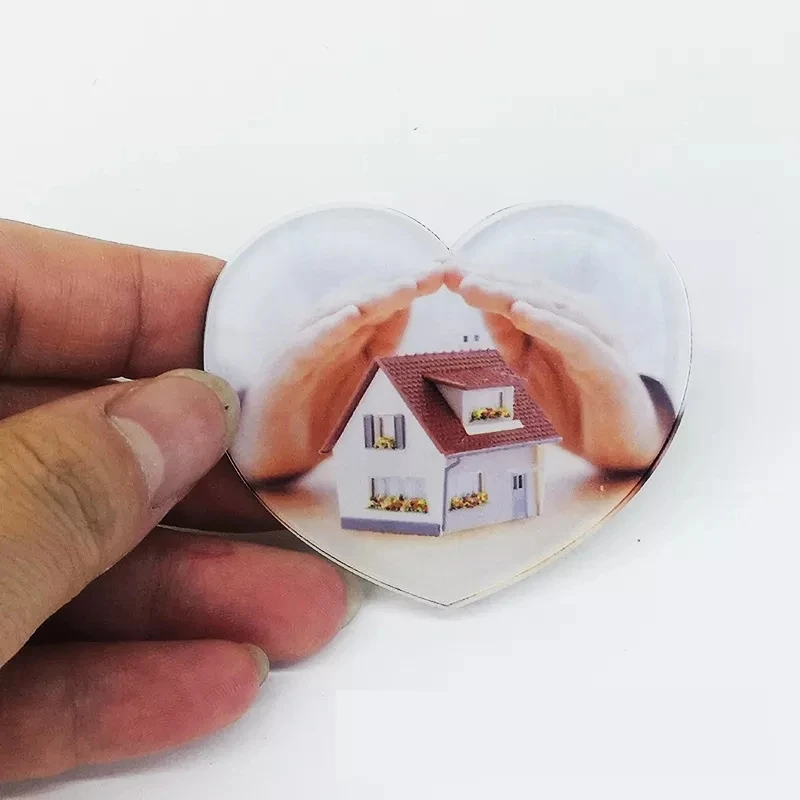 Hot Sale Customized Acrylic Fridge Magnet  Sublimation Fridge Magnet Blanks