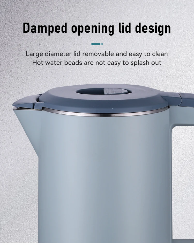 Home Appliance hot sale double wall kettle plastic Food Grade 304 Stainless Steel Water Electric Kettle