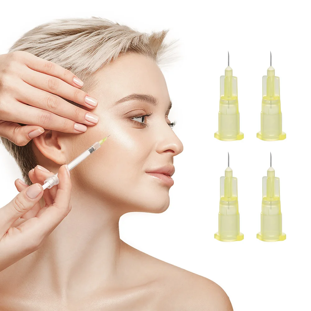 Ce Certified Medical Sterile 30g 32g 34g 1.5MM 4MM 6MM 13MM Disposable Hypodermic Needle For Derma Filler Injection