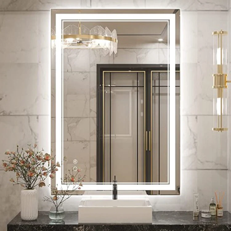 ETL Listed Bathroom Vanity MCustomized Wall Mounted Bath Mirror with Speaker Make Up Led Lighted Magic Smart Bathroom LED Mirror