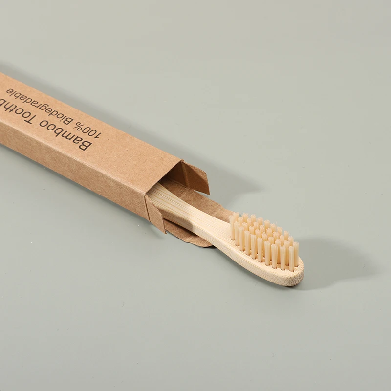 Горячая Распродажа, красочная Экологически чистая дешевая бамбуковая зубная щетка, оптовая продажа зубной щетки