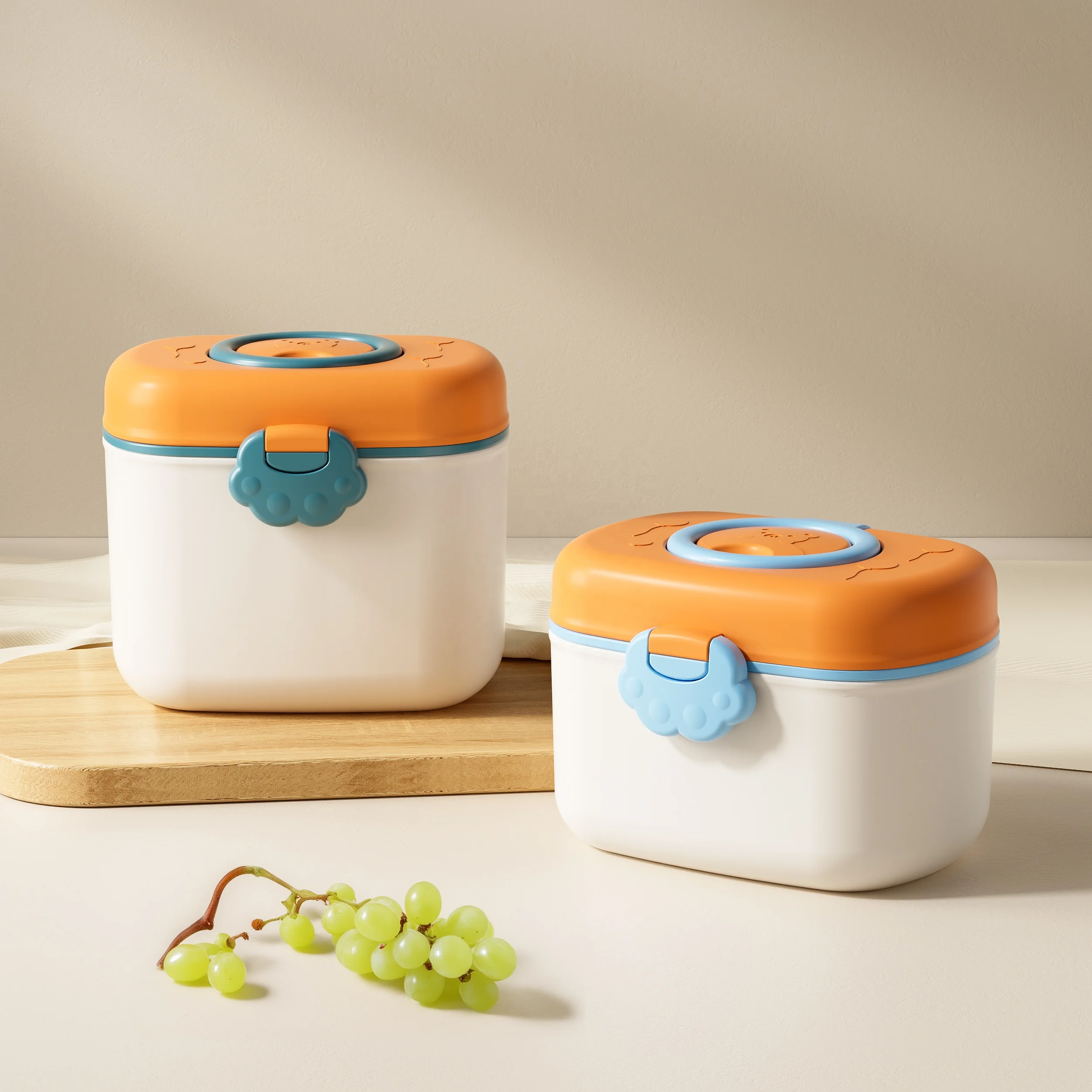 New baby milk container Large Capacity milk powder storage container Baby portable milk powder box