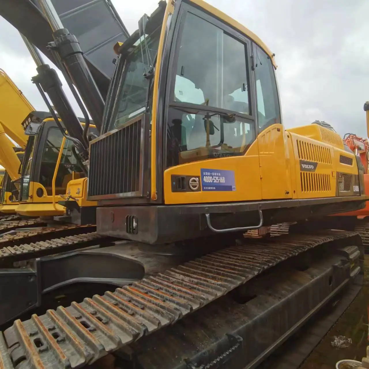 Volvo EC480DL 480 48T Used excavator Second Hand Digger Earth moving machinery 48 ton Heavy Crawler excavator