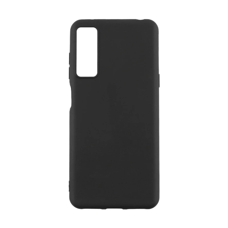 Matte Black Soft TPU Phone Case For TCL 20 5G 20S 20L 20L+ 20A 20 SE 205 20R 20B 20E 20Y 20 AX Protection Back Cover