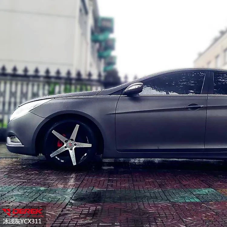  Дерек 14 цветов атласная матовая хромированная Автомобильная обмотка