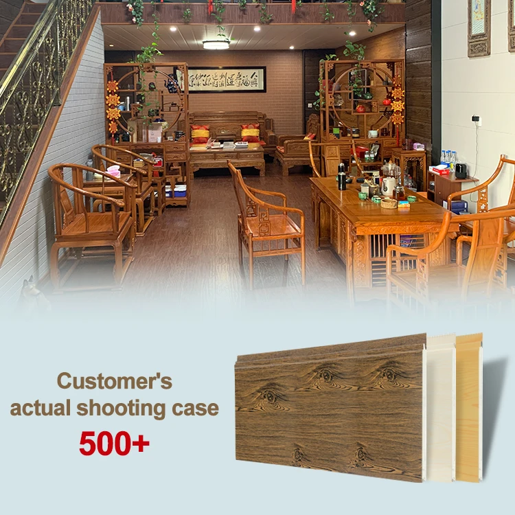 SH Siding Composite Facade Light Weight Decoration Waterproof External Pu Sandwich Panel