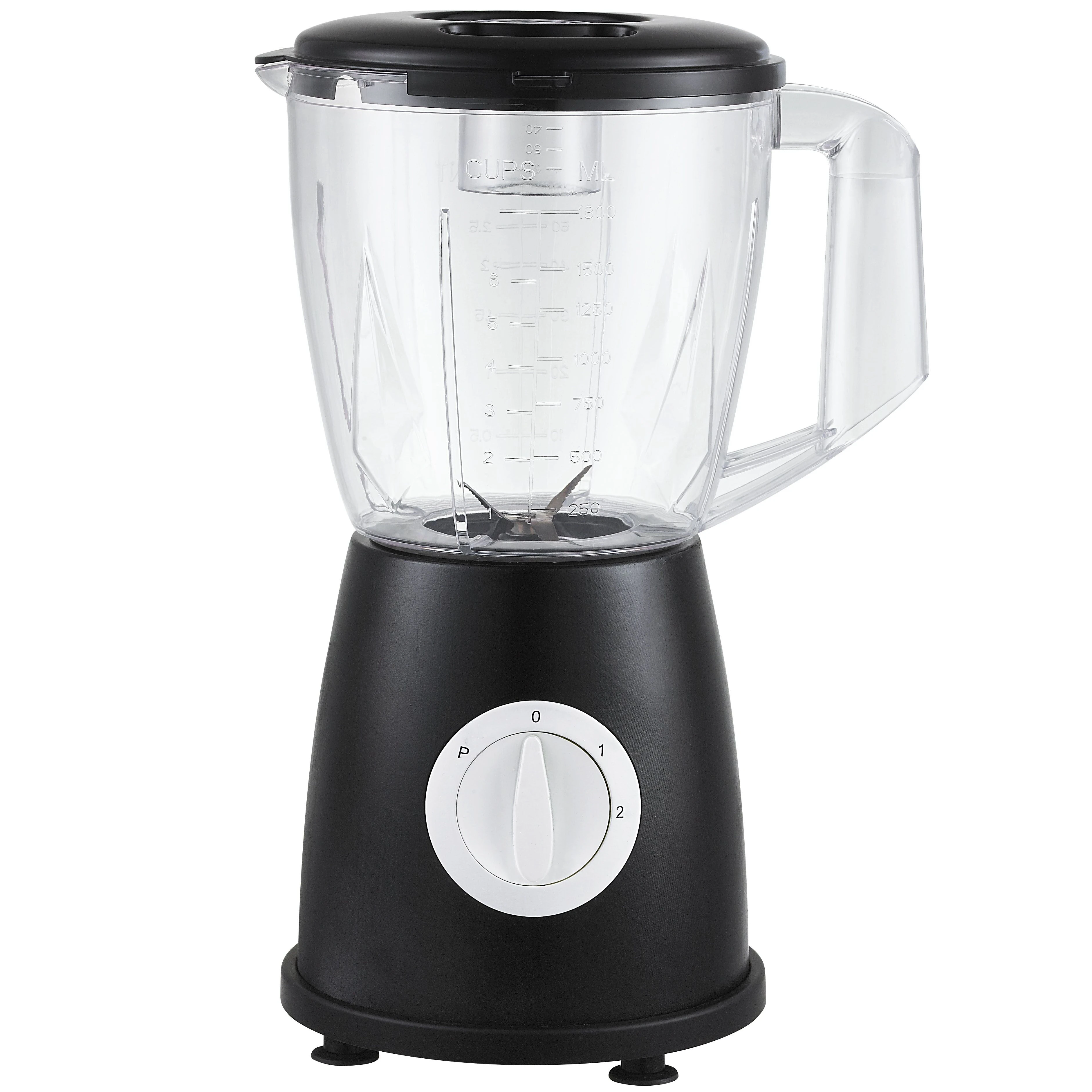 New Design 350W 2 In 1 2 Speeds 1.8L Plastic Jar Electric Blender Table Blender Juicer Blender