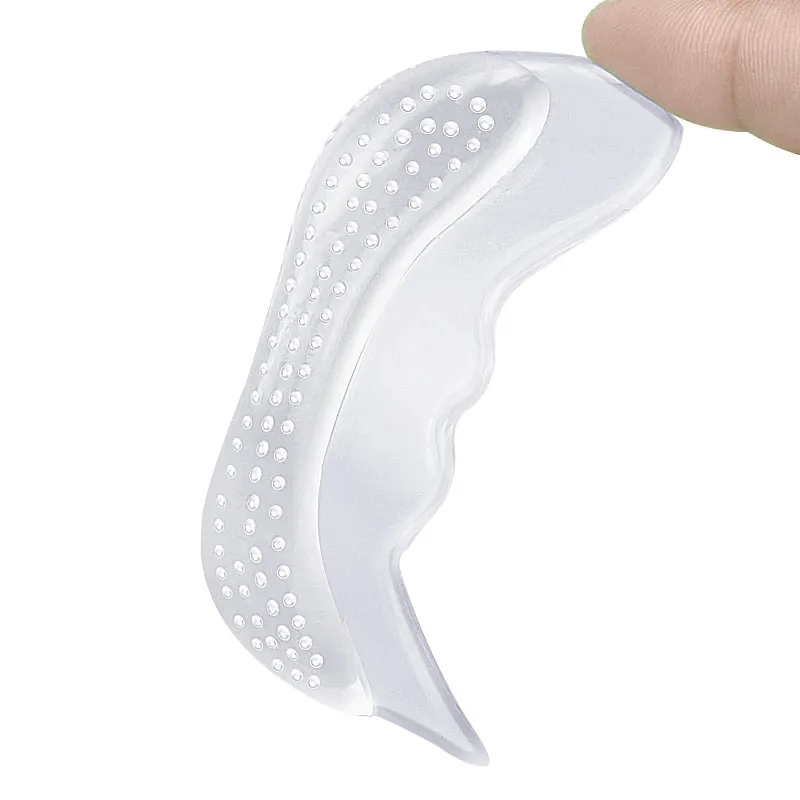 Transparent Heel Grips Liners for Sole Protector Reusable Soft Heel Shoe Insert Self-Adhesive Foot Care Heel Protector Pad