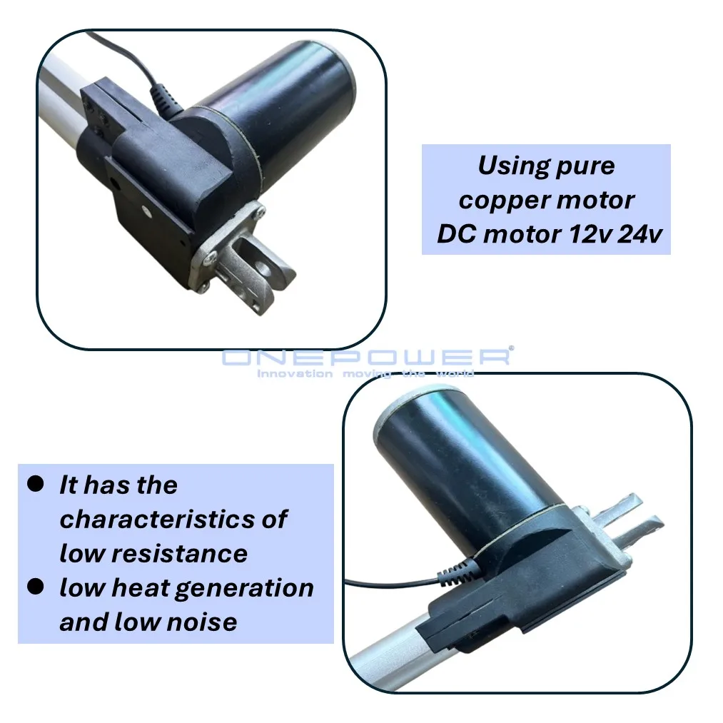 Electric 24v Micro Spring Return 12 volt Linear Actuator 6000n For Medical Equipment