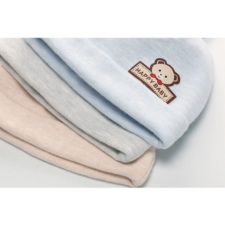 Spring And Winter Fashion Double Bow Baby Caps Warm Baby Beanie Hat For Newborn 0-6 Months