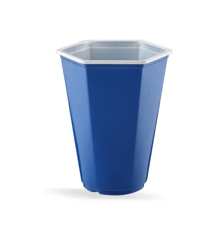 16oz  red and white Hexagonal cup for beverage and game