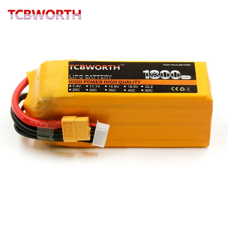 120c литий-полимерный аккумулятор 18 5 v 1000 мА/ч 1800 5200 5s Lipo для Дрон RC самолет игрушки