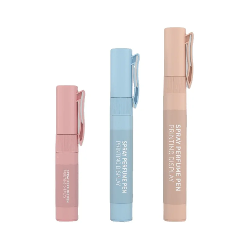 Longway Perfume Spray Pen Sprayer Bottle for Alcohol Cosmetic Plastic Cosmetic Packaging Screen Printing Hot Sale 5ml 8ml 10ml