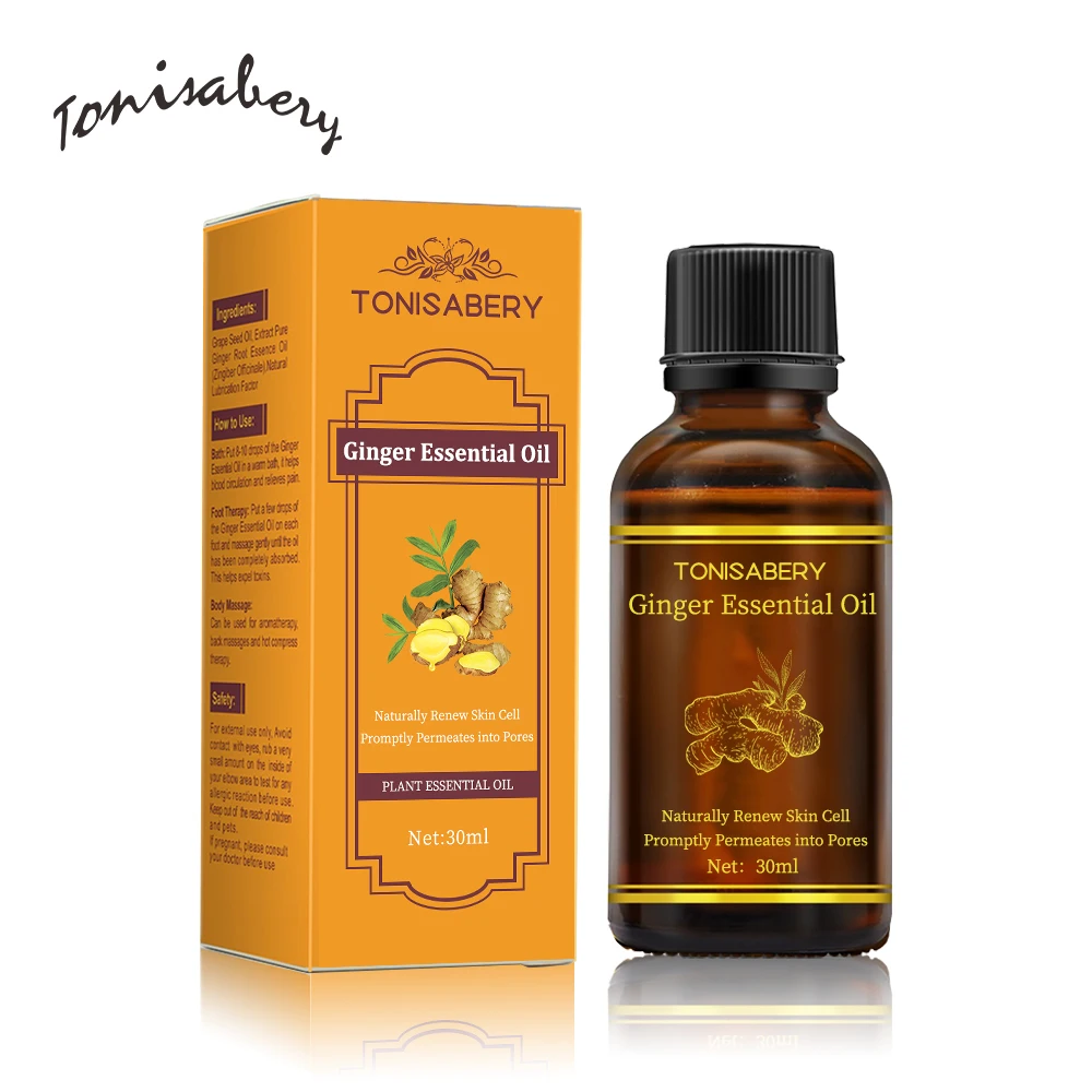 Ginger  Oil Body moisturizes Firms Skin Massage Oil Nourishes Soothes Relaxes Body Massage