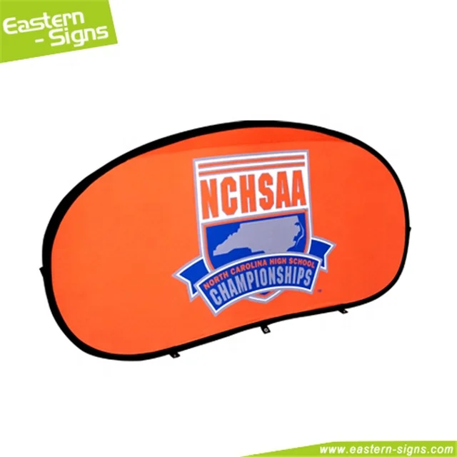 Easily set up portable aluminum tension fabric horizontal outdoor advertising pop up a frame folding banner