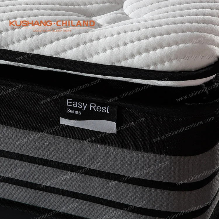 High quality mattress queen size king size compression pocket spring memory foam bed mattress is best for hotels