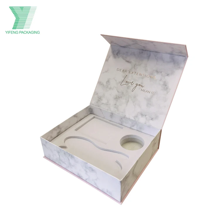 Custom Luxury Flip Top Glass Jar Honey Jar Bee Comb Gift Box Candle Honey Hair Oil Box Magnetic Box