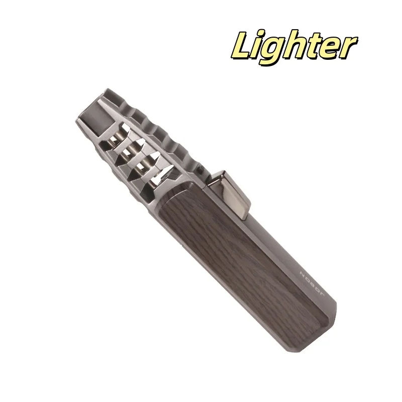 Futeng Cigar Torch Turbo Lighter Jet Butane Gas Cigarette Spray Gun Windproof Metal Pipe Lighter For Kitchen