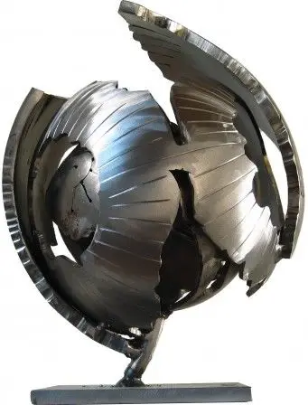 Custom Outdoor Sculptures Modern Style Metal Crafts Garden Abstract Art Stainless Steel Sculpture