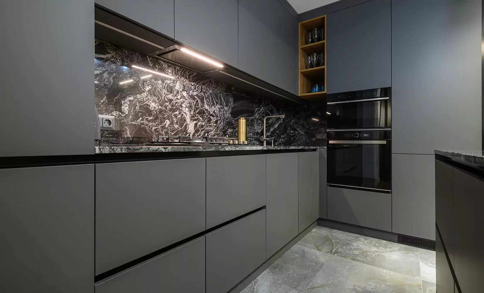 modern kitchen cabinet design and accessories smart kitchen solution appliances with sinks faucet
