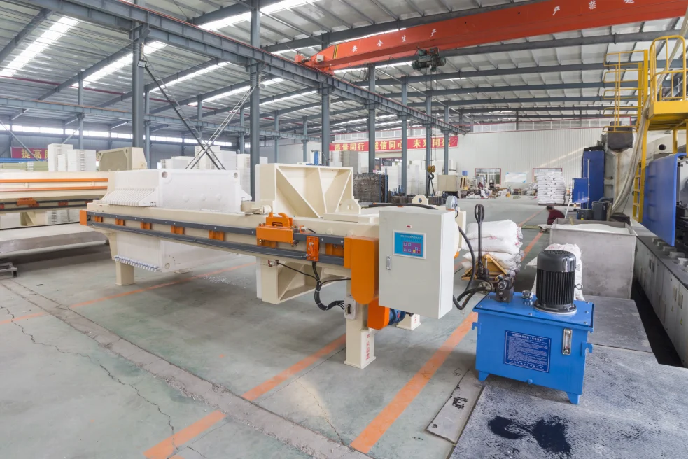 DZ Brand Automatic Discharging Olive Oil Press Filter Sludge Filtering Chamber Filter Press