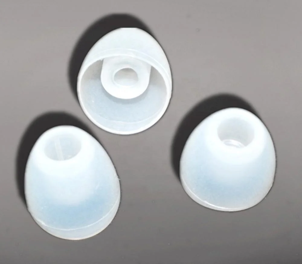 wholesale cheap High quality dual flange silicone earphone case earbud