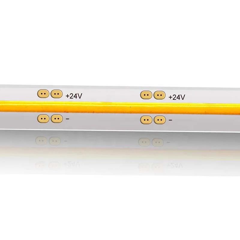 High Cri Cob Led Stripe 24V 504LEDs/M 2700K 6000K White Warm white Flexible COB LED Strip