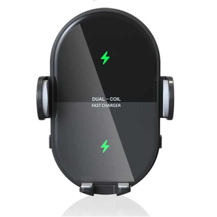 Factory Directly Sell 15w Automatic-clamping Car Fast Wireless Charger Mount Holder