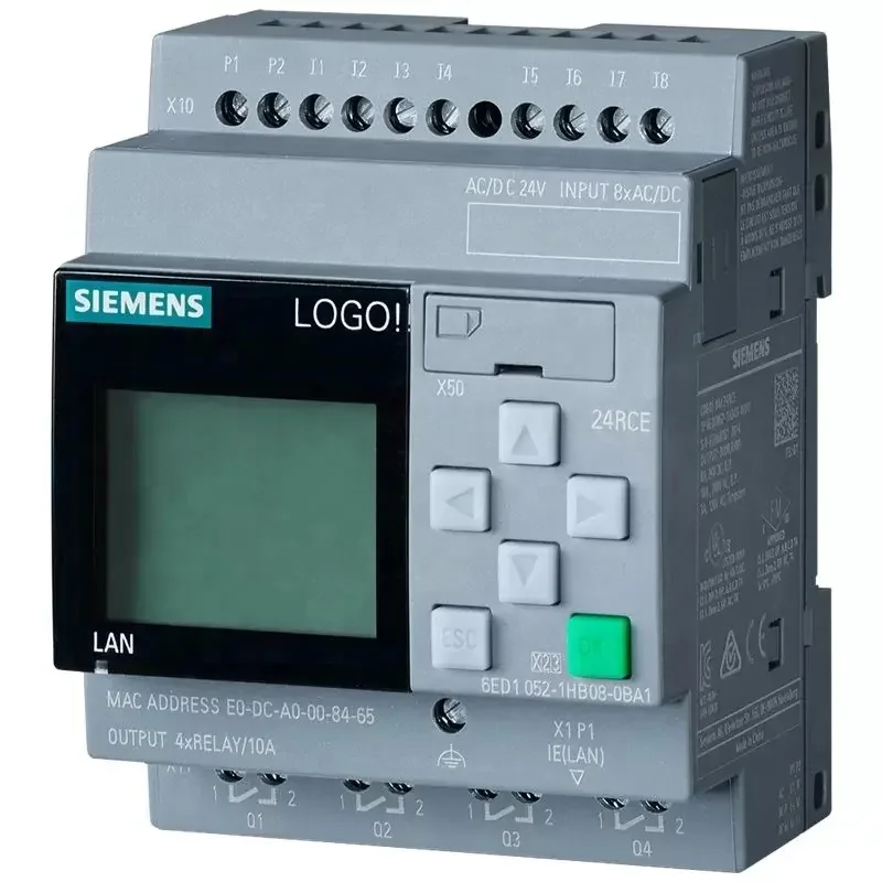 Siemens sm 1223 PLC logo Siemens 6ED1052-1HB08-0BA1 DI 8/DO 4 logic module LOGO! 24RCE