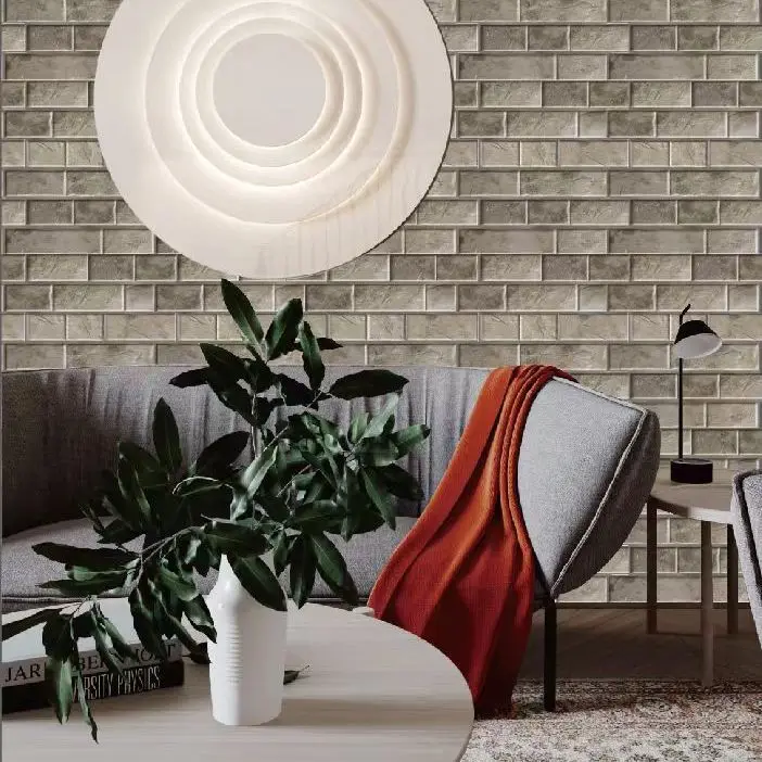 custom wall paper 3d home peel and stick waterproof and oil-proof kitchen and bath wallpaper wall paper home decoration