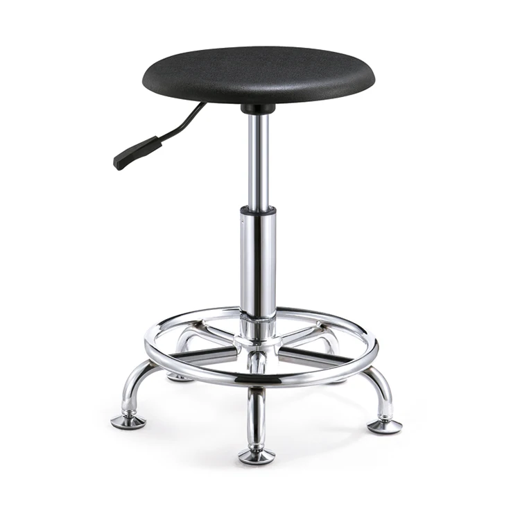 Simple design Lab chair/Fix kitchen barstool/Antislip Surface PU foam Industrial ESD Chair