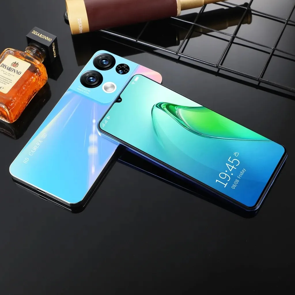 Новый Rino 8 Pro трансграничный смартфон 7 5 дюймов HD большой экран 16BG + 512 ГБ Android 108MP камера заднего вида Внешняя торговля мобильный телефон
