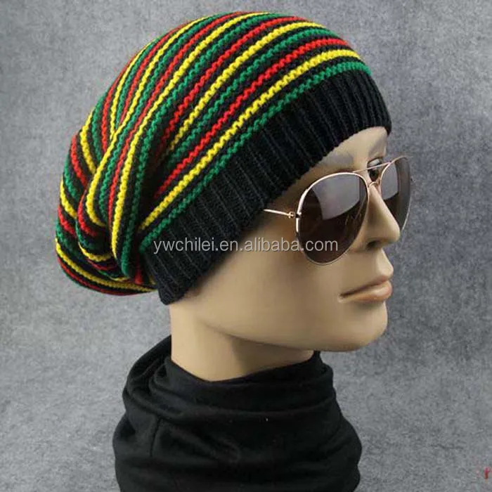 Classic Rasta Long Dreadlock Multi Beanie
