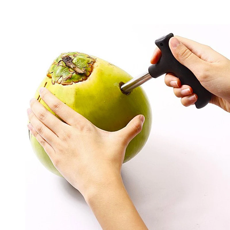  Home Fruit Pitting Tool To Open Coconut Artifact Shell Breaker Hole Nut Punch Drilling Kitchen