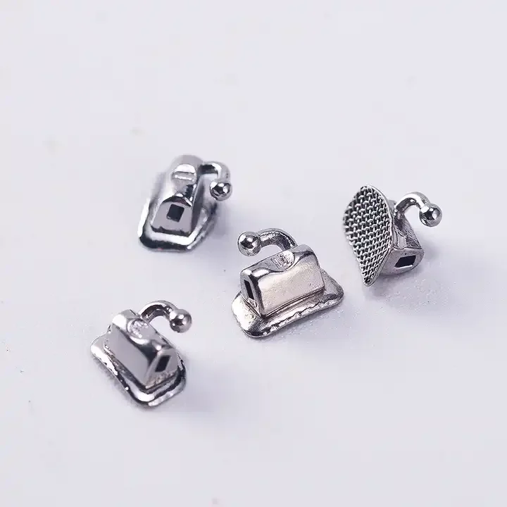 Dental Equipment Orthodontic Appliances Mesh base MIM U1/L1 Wide Entrance Non-Covertible Bondable Buccal Tubes