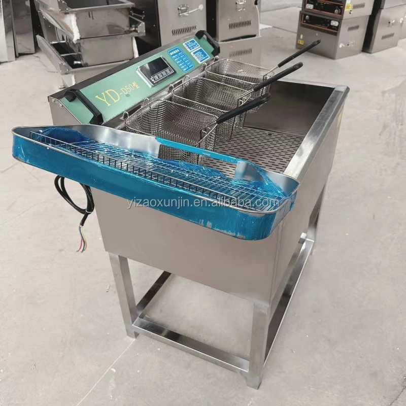 Industrial 50L single can vertical fryer digital display computer intelligent electric fryer