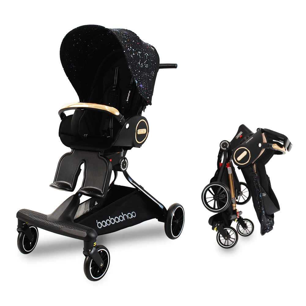 Factory Direct Sale Multifunctional Lightweight Folding Aluminum Frame ropa de bebe Pram Buggy Luxury Baby Stroller For Travel