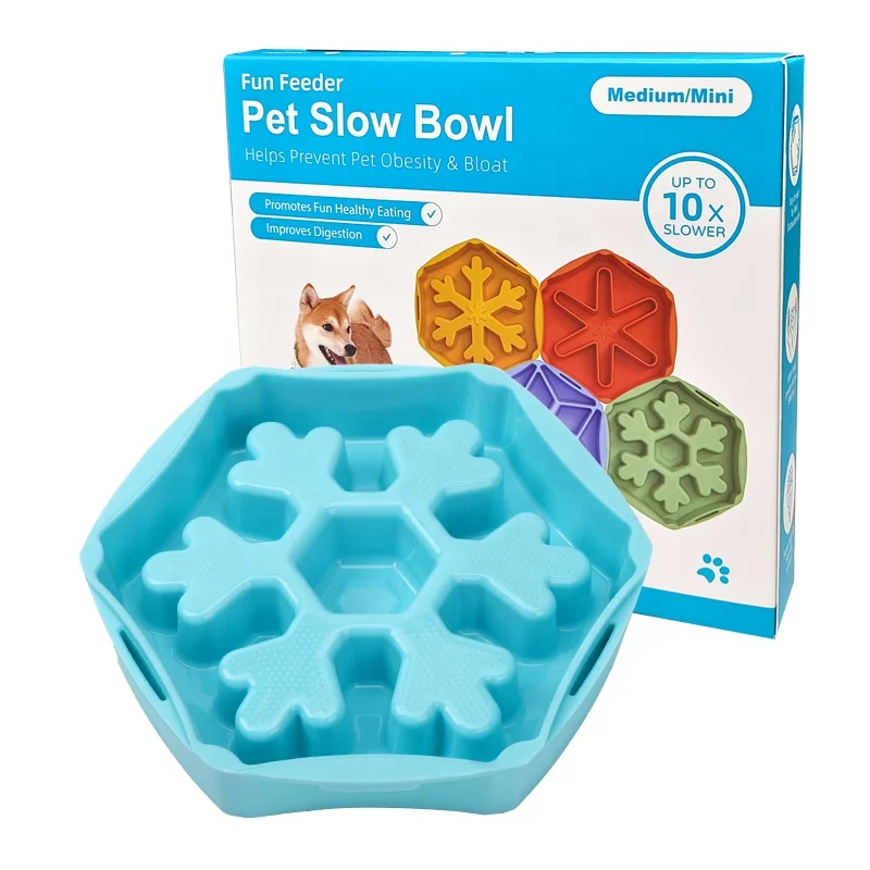 
wholesale custom logo durable large non-toxic prevent chock slow feeder dog pet bowl 