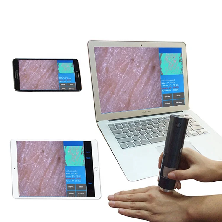 Hot sell HD portable WiFi mini Multifunctional Digital Microscope for Skin and Hair Scalp analysis