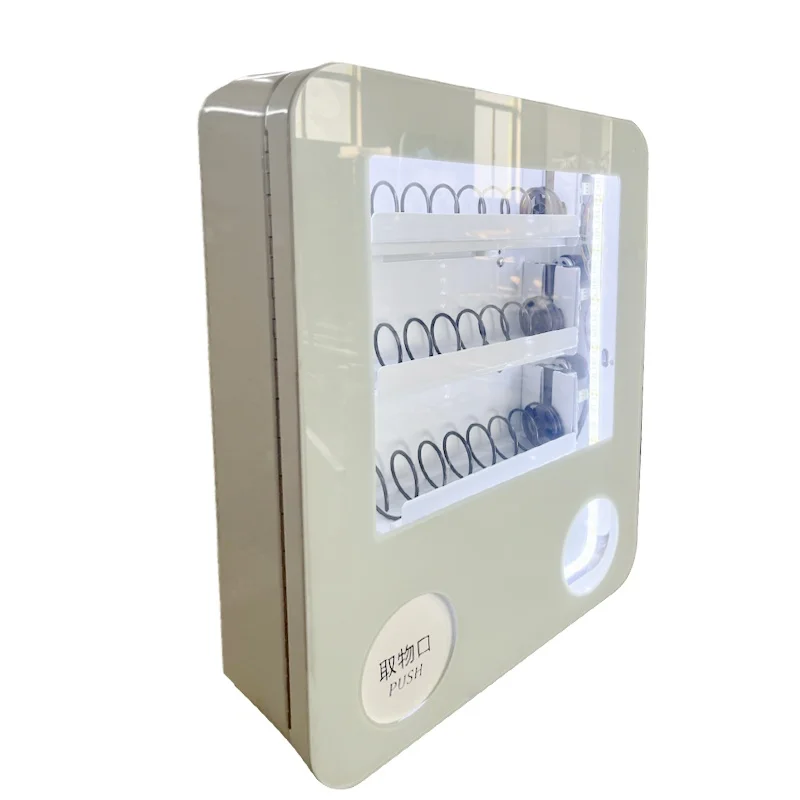 Mini smart QR Code Payment Sanitary condom combo Wall-mounted Vending Machine for hotel use
