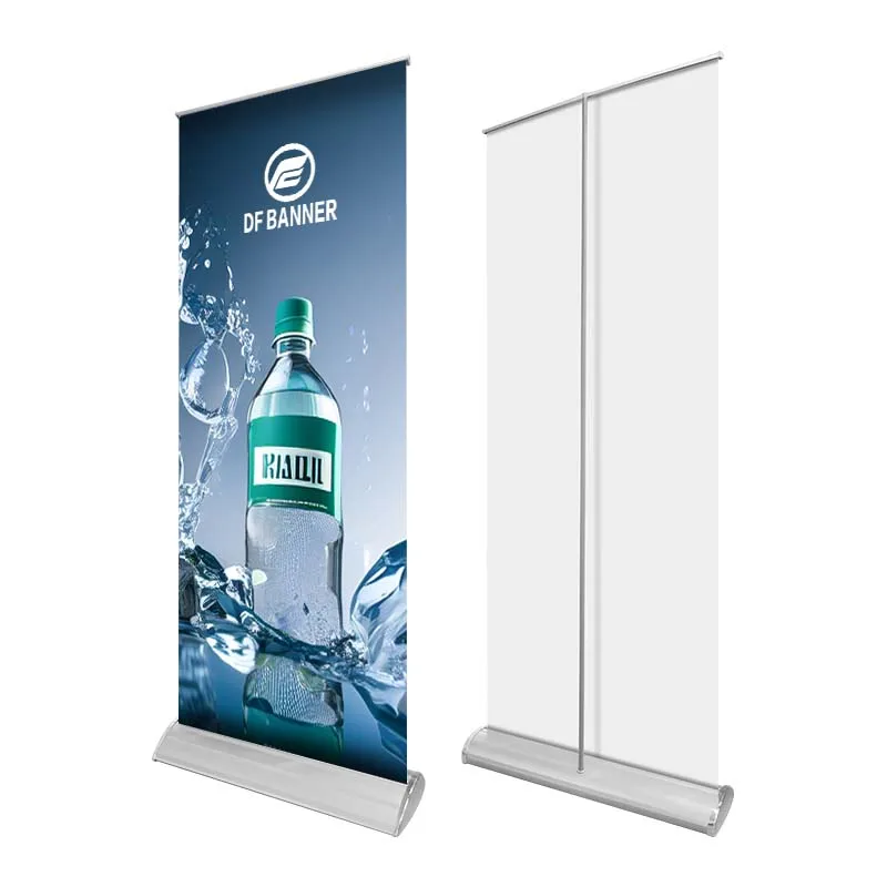 Custom Aluminum Roll-Up Retractable Scrolling Pop-up Standing Banner for Advertising Promotion & Exhibitions