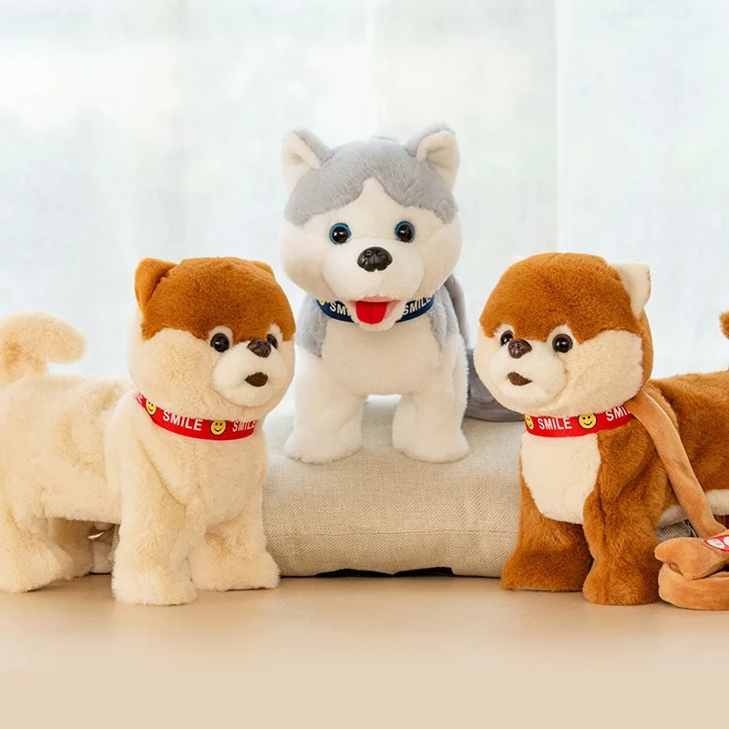New Leash Electronic Smart Pet Por Mayor Electronic Toys Simulated Plush Dogs Stuffed Animal Toys For Kids