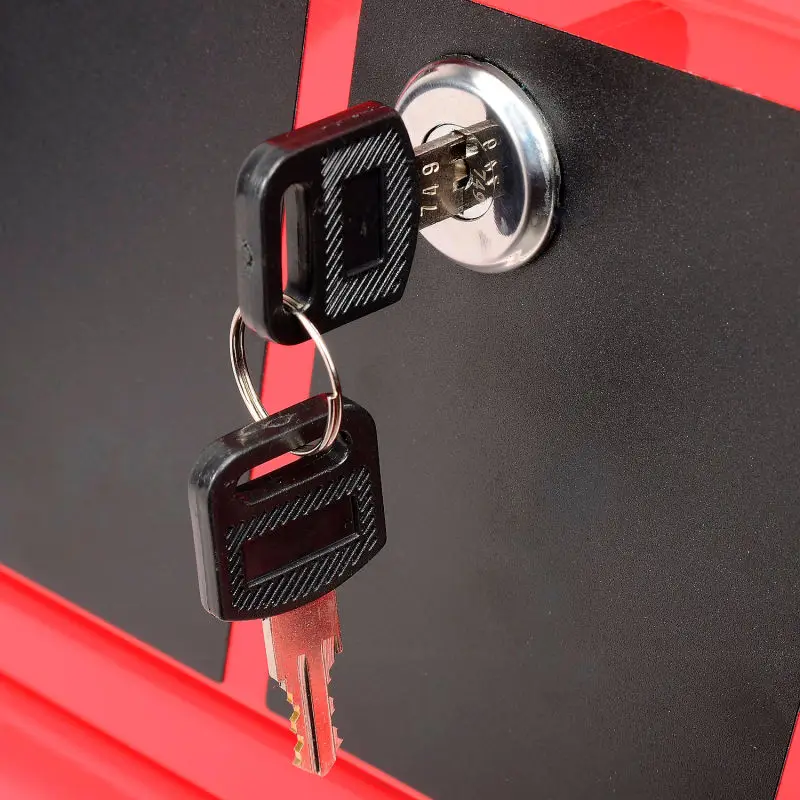 Ball Bearing heavy load tool trolley cabinet tool cart with 6 drawers